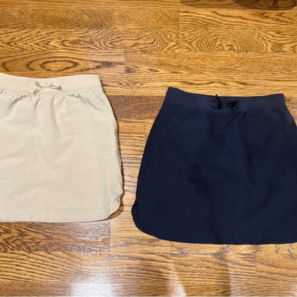 Nautica uniform Skorts — Black & Beige size 6